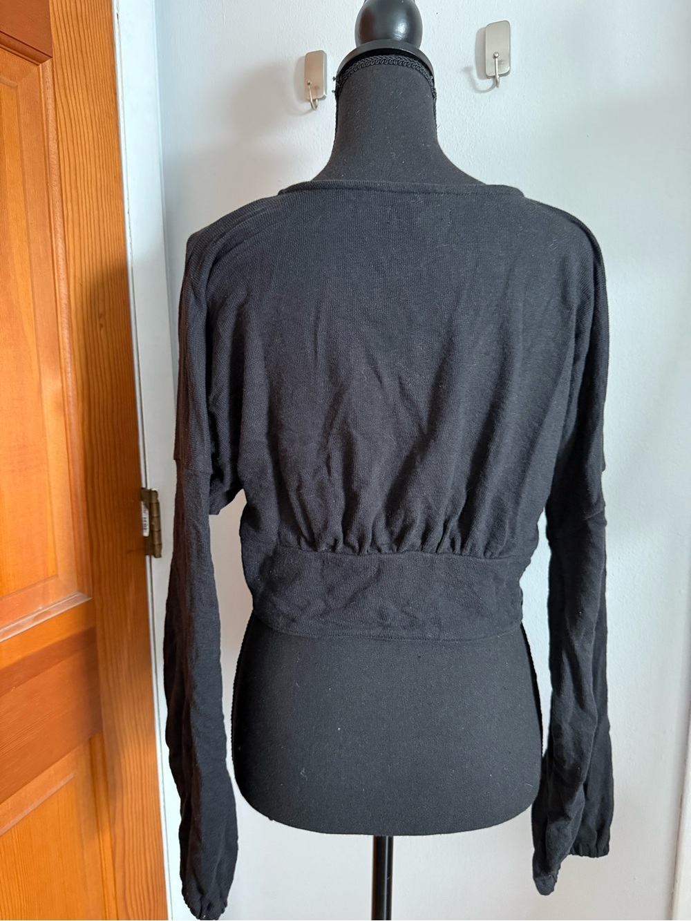 Madewell Cropped Balloon Sleeve Top - Picture 7 of 9